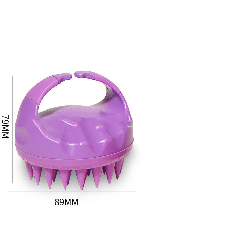 Silicone scalp brush size reference
